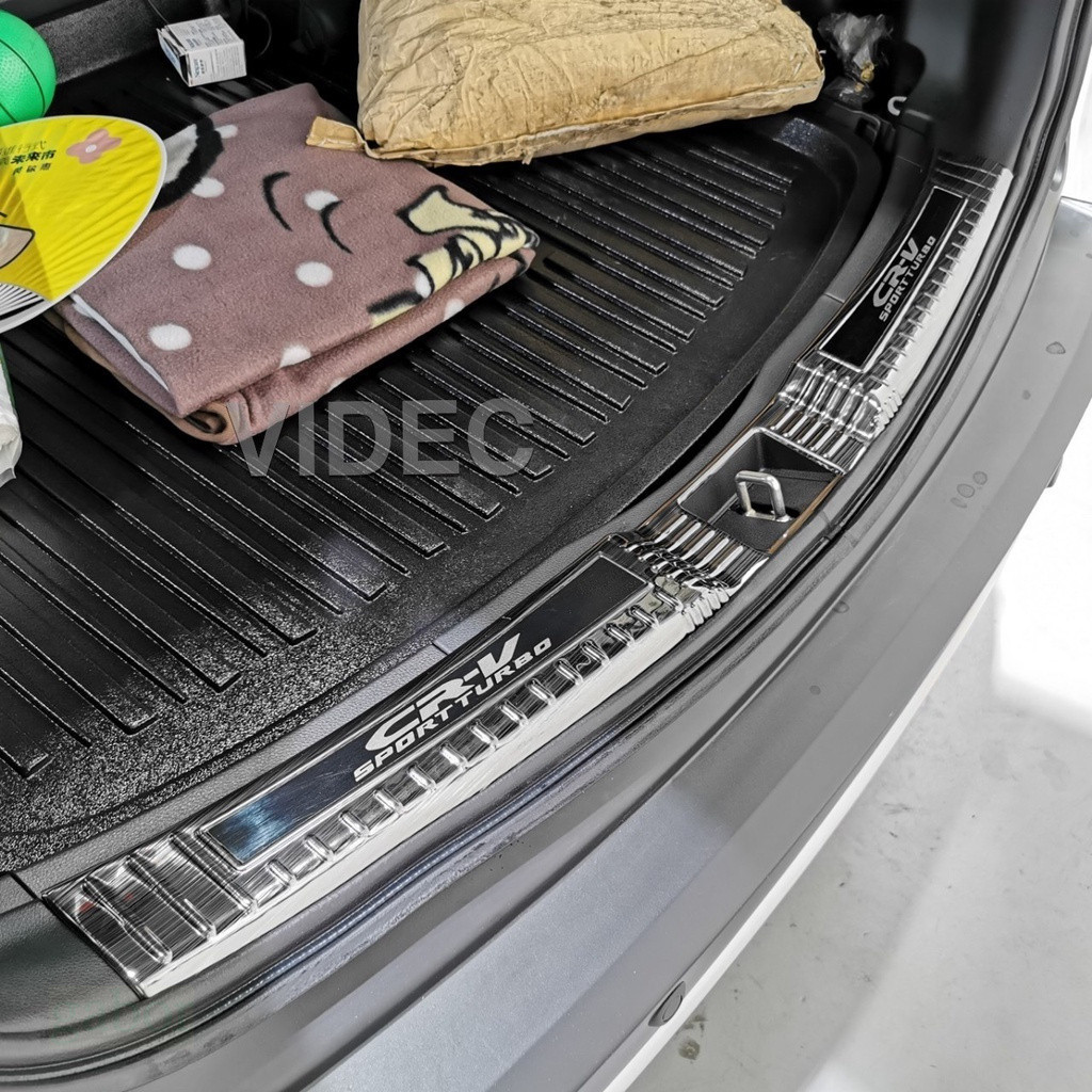 威德汽車精品 本田 HONDA 2017 CRV 五代 CRV5 燻黑 髮絲紋 後內護板 內置 踏板