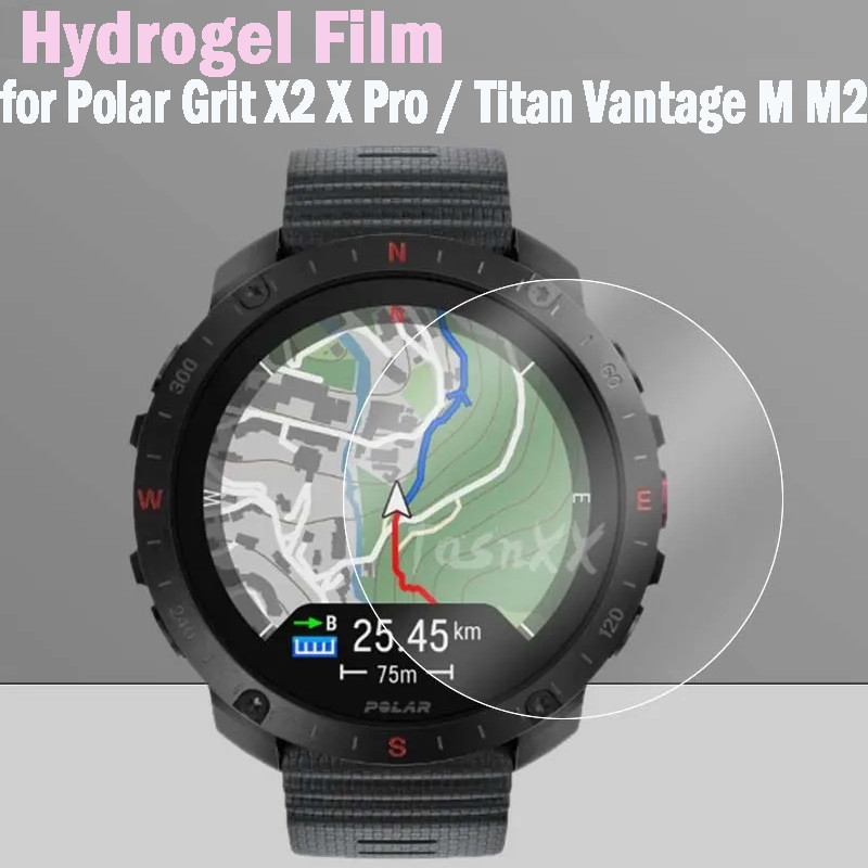 Polar Grit X2 X Pro / Titan Vantage M M2 智能手錶屏幕保護膜柔軟可修復水凝膠膜
