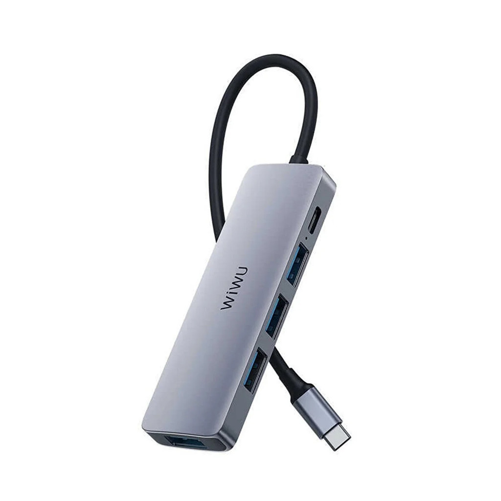 【WiWU】Alpha系列 USB-C HUB 五合一多功能集線器