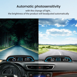 G3新款高科技汽車HUD車速錶抬頭顯示液晶顯示幕高清gps超速报警