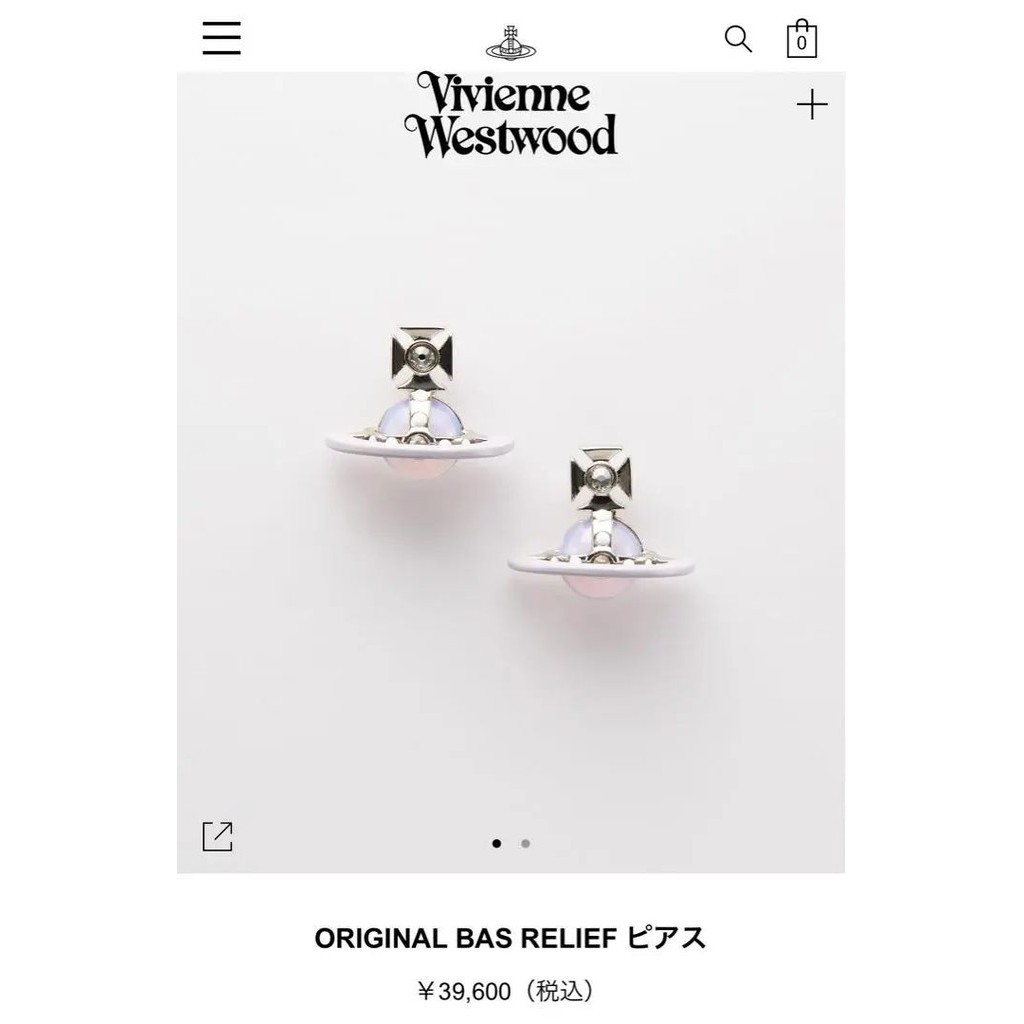 近全新 Vivienne Westwood 薇薇安 威斯特伍德 耳環 ORB mercari 日本直送 二手