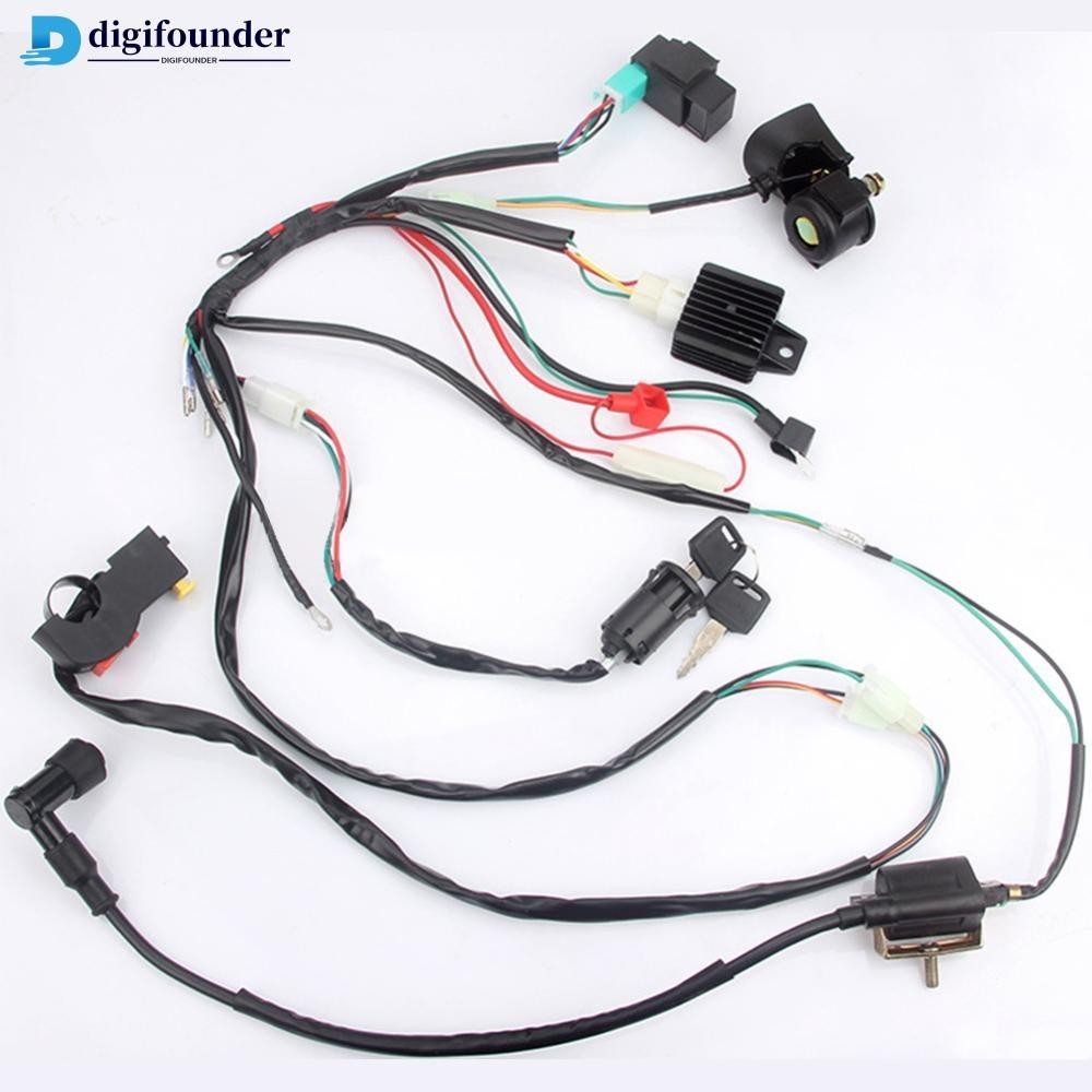 Digifounder CDI 線束定子總成接線適用於 ATV Electric Quad 50 70 90 110CC