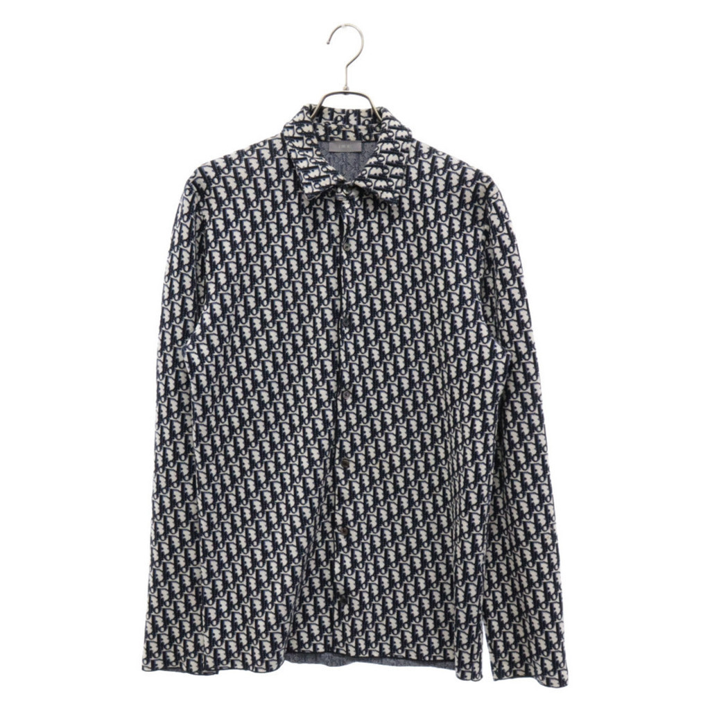 Dior 迪奧襯衫jacquard Oblique蜂 長袖 針織 日本直送 二手