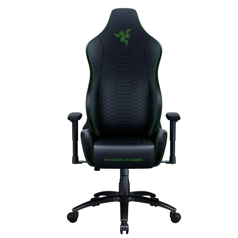 【Razer 雷蛇】Iskur X 人體工學設計電競椅《黑綠色 / XL 》