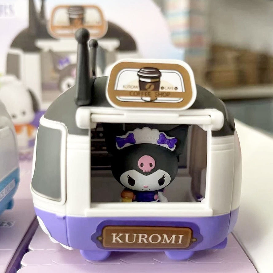 熱賣 庫洛米 大耳狗 帕恰狗 盲盒 移動美食餐車系列   玩偶擺件  卡通動漫周邊 娃娃屋