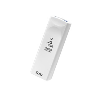 【TCELL 冠元】USB3.2 Gen1 推推碟 128GB 珍珠白