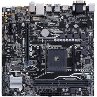 華碩 PRIME A320M-K 主機板插槽 Am4 Pcie Ddr4/A320 遊戲主機板適用於 AMD 第 1 代/第