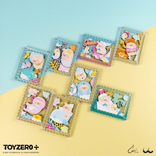 海裡魚X TOYZEROPLUS罐頭豬LuLu豬與海洋好朋友拼圖盲盒/ 單入隨機 eslite誠品