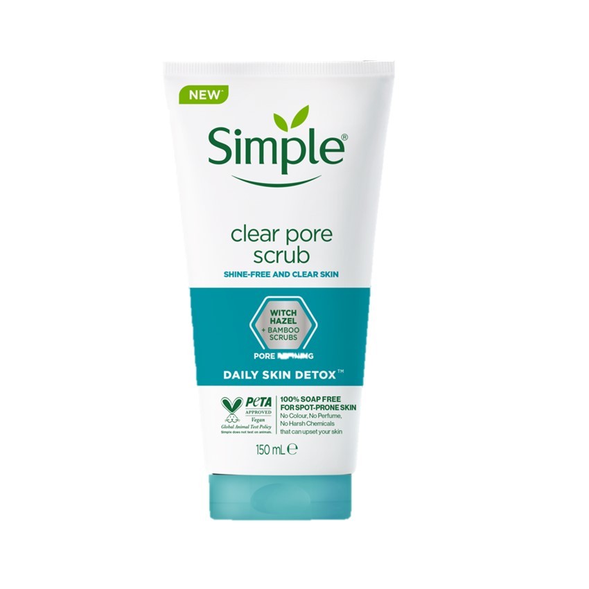 Simple 深層毛孔淨化去角質凝露150ML【任2件5折】