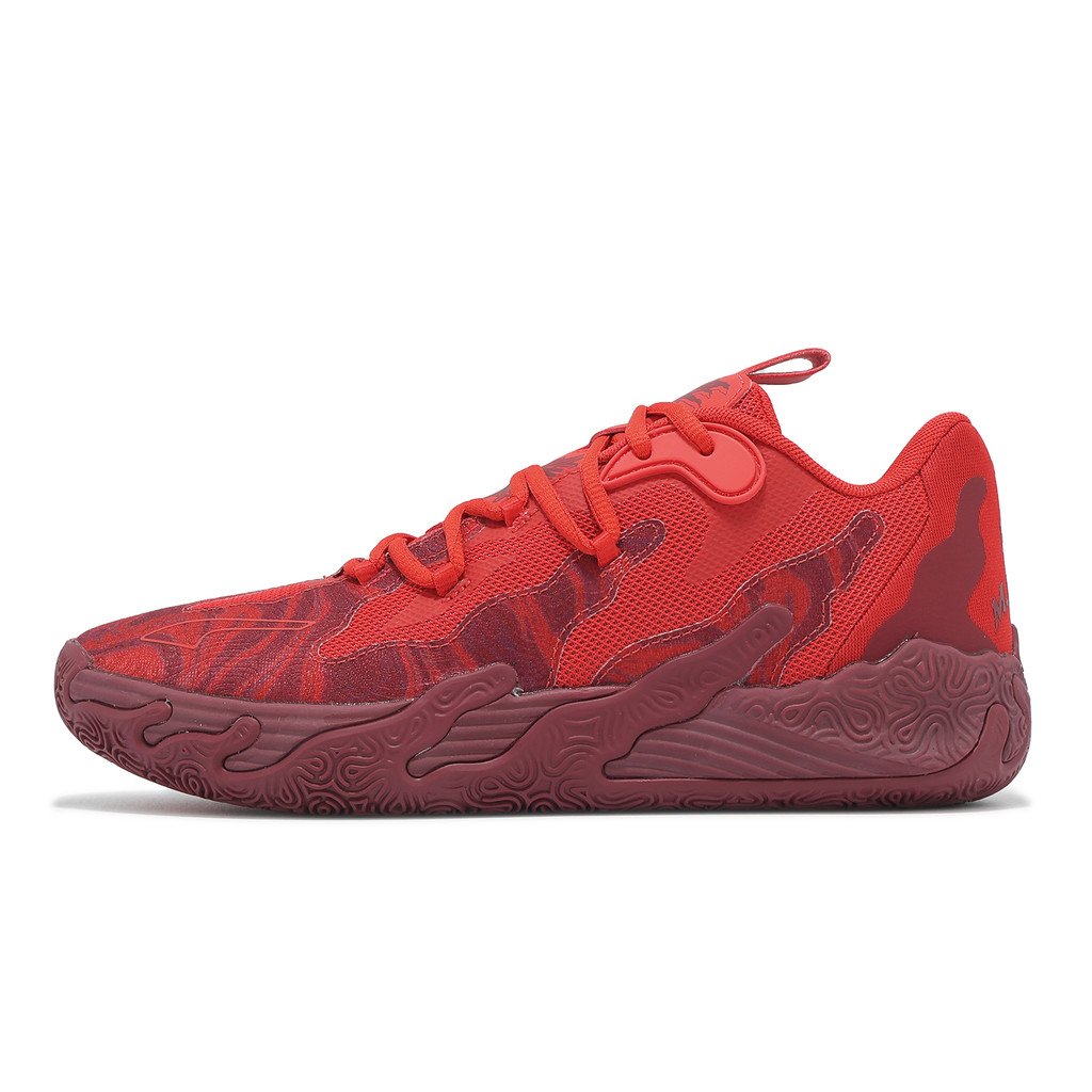 Puma 籃球鞋 MB.03 Lo Team 男鞋 紅 LaMelo Ball 實戰 低筒 [ACS] 31051902