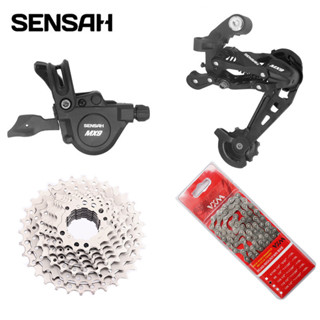 [正品保障]現貨 Sensah順泰山地自行車MX9 指撥後撥 日暉 VXM鏈條1X9速變速器套件