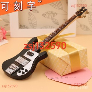 *特促新品#迷你電貝司模型 電貝斯禮品擺件/兵人bjd樂器/電吉他模型客廳裝飾