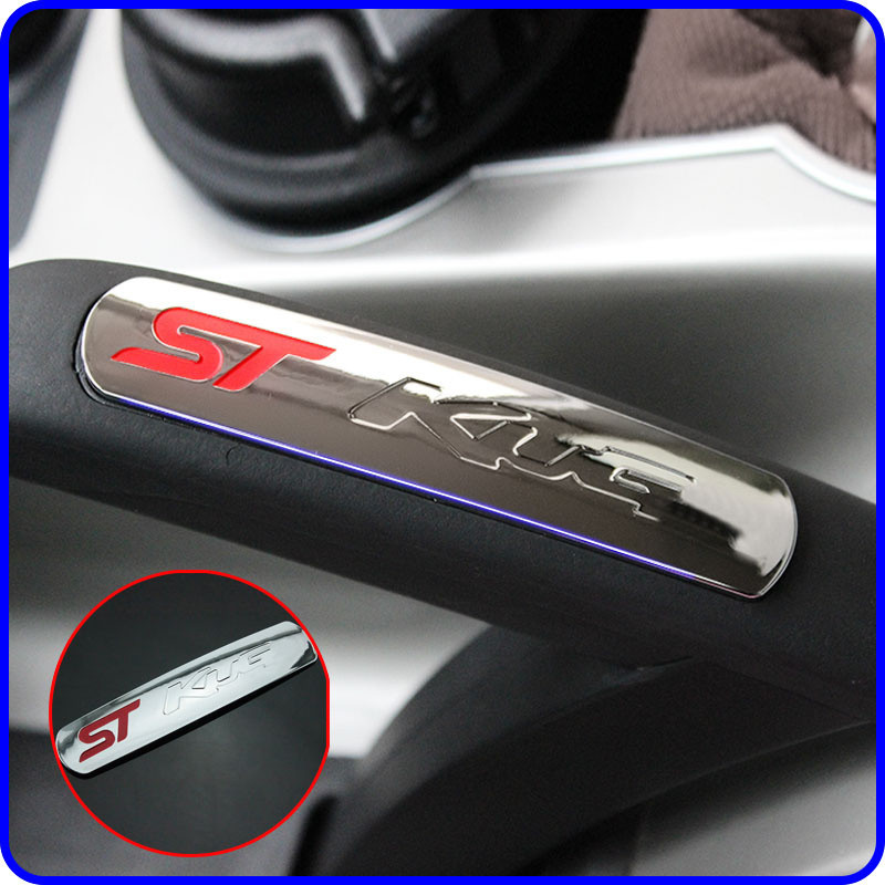 Abs 鍍鉻和碳纖維汽車內飾手剎罩裝飾成型手剎貼紙適用於福特 Kuga Escape 2013 2014 2015