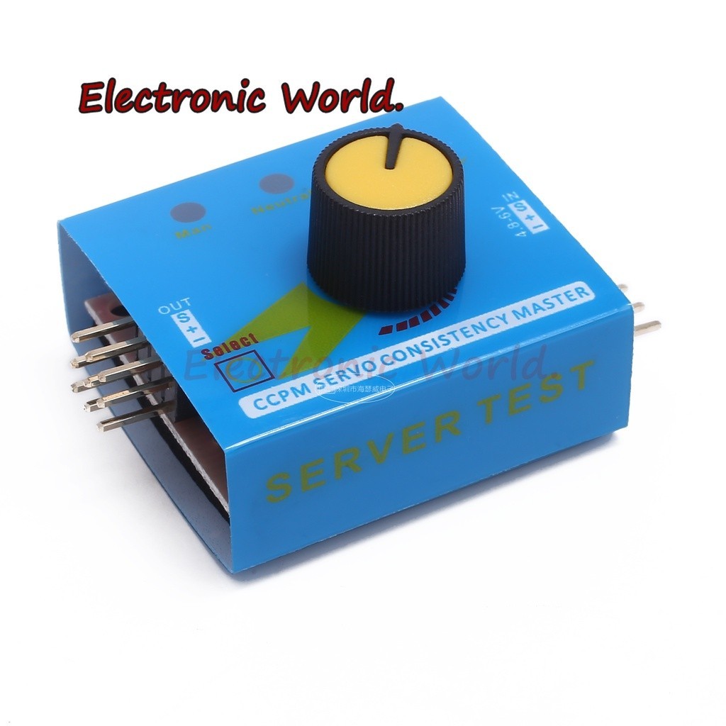 多伺服測試儀 3CH ECS 一致性速度控制器電源通道 CCPM 儀表伺服電機適用於 Arduino UNO R3