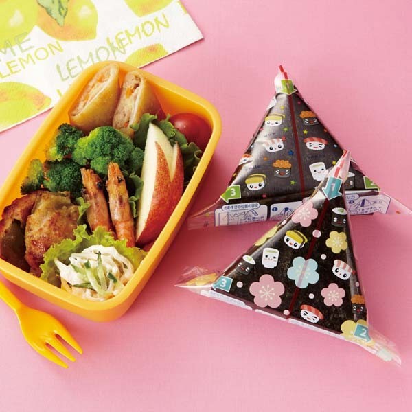 【客製化】【飯團包裝袋】日本製  新款 壽司圖案飯糰袋 三角 飯糰 包裝袋