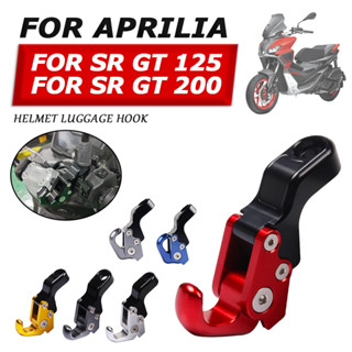 適用於 Aprilia SRGT200 SR GT 200 125 SR200 GT 2023 摩托車配件行李袋掛鉤爪衣