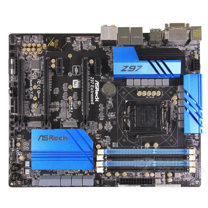 【現貨】華擎Z97  Extreme 6極限玩家1150主板支持i74770479010硬碟雷電卡