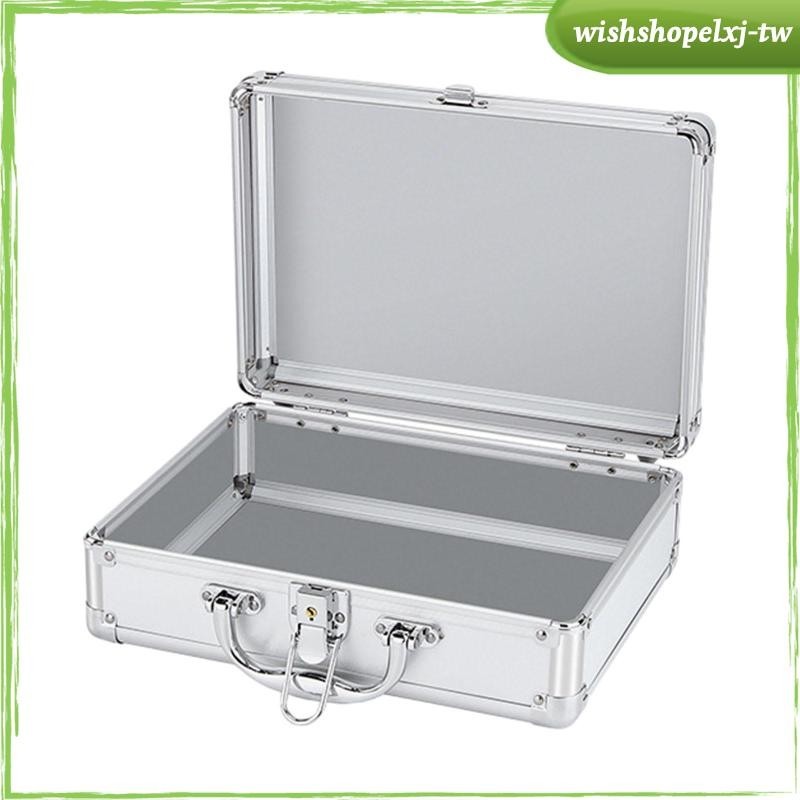 [WishshopelxjTW] 鋁製手提箱便攜可鎖收納便攜鋁製