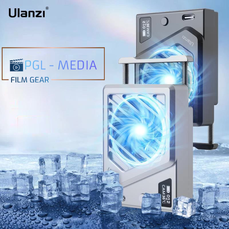 Ulanzi CA25散熱風扇用於錄製電影,直接廣播戶外攝影