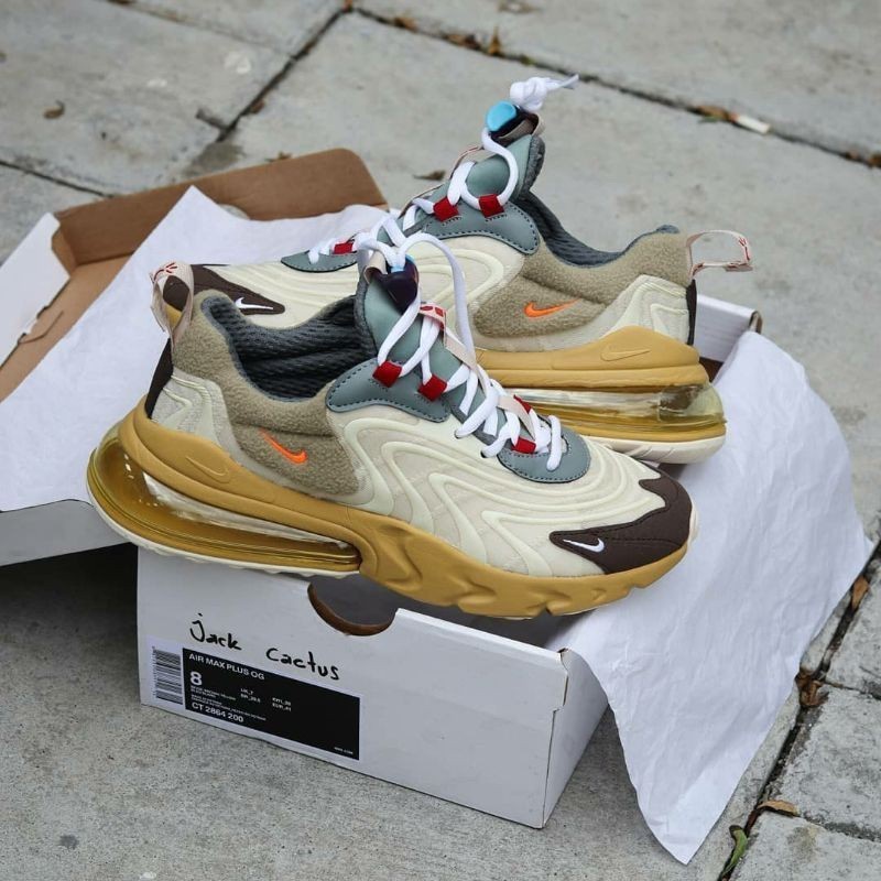 Hop Travis Scott X Air Max 270 react 仙人掌古早男女跑鞋f091