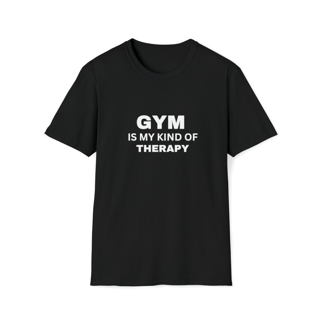Gym Is My Kind Of Therapy" T 恤、健身 T 恤、鍛煉襯衫