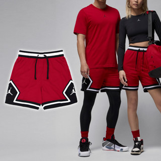 Nike 短褲 Jordan 男款 紅 球褲 喬丹 網眼 抽繩 滾邊 [ACS] DX1488-687