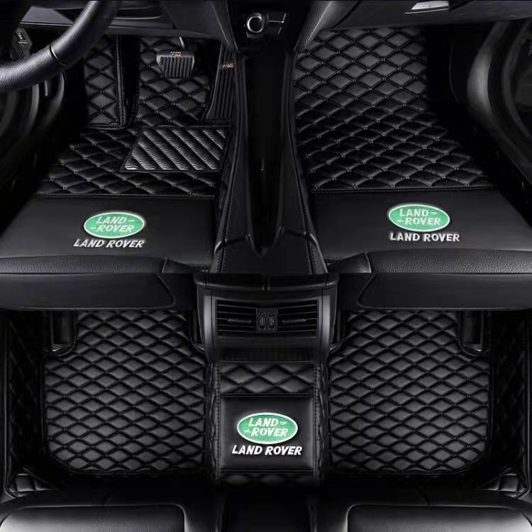 LAND ROVER路虎Range Rover Sport，Evoque加厚汽車腳踏墊 全包圍腳墊環保5D 皮革防水