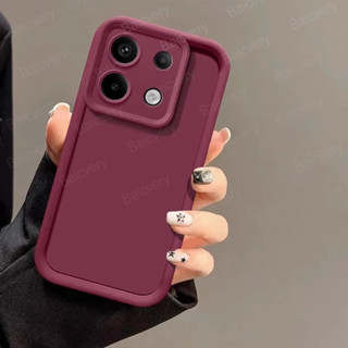 手機殼 Redmi Note 13 Pro 4G 5G / Note 13 5G 4G 高品質時尚相機保護啞光軟 TPU