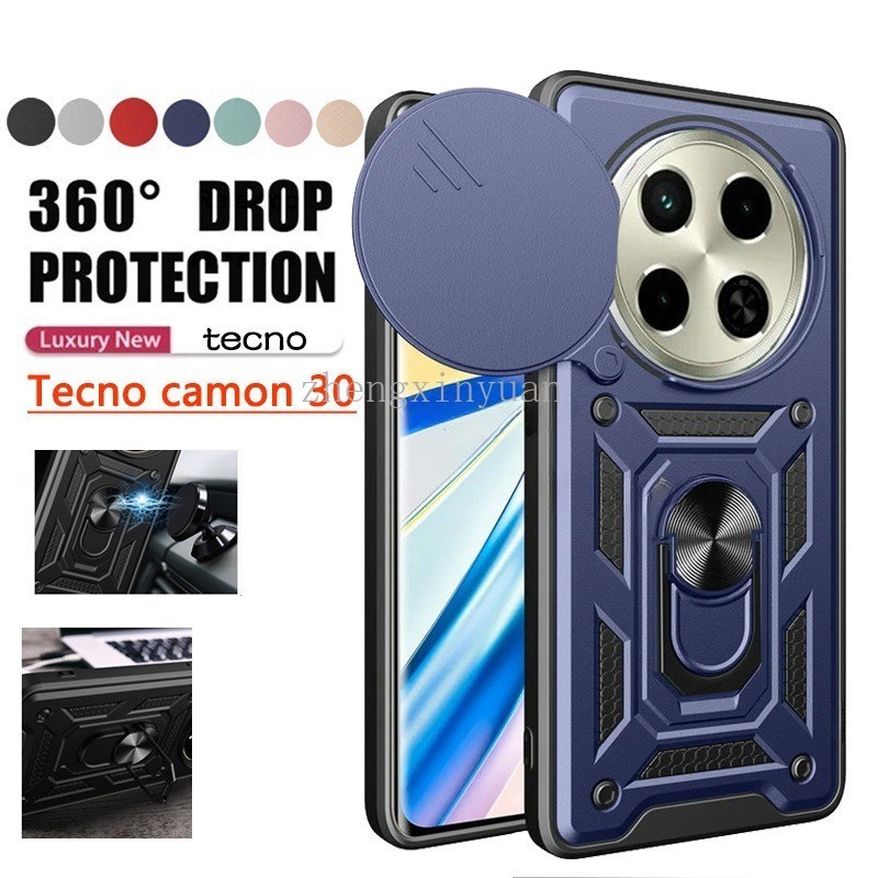 Tecno camon 30 Pro Premier 4G 5G 20244 滑動相機鏡頭保護套 Camon30 30P