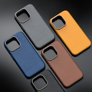 皮革手機殼 Magsafe磁吸 iPhone 16 15 14 Pro Max 蘋果防摔保護殼 高階感