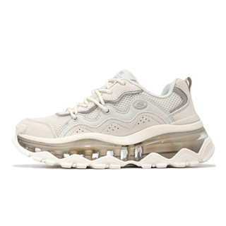 Skechers 休閒鞋 Uno Chaos 女鞋 米白 麂皮 全掌氣墊 運動鞋 [ACS] 177935WHT