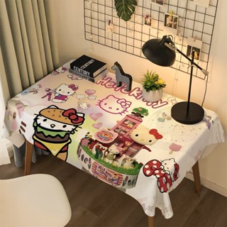 【現貨】【1043次回購】可愛少女心HelloKitty宿舍書桌墊電腦防塵布女生房間化妝桌裝飾布 卡通 生日禮物 居家裝
