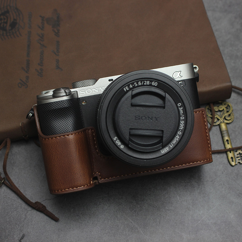 【明鑫數碼】索尼 A7R4A A6700 相机包 a73 A7RIII A7M3 A7R3手柄A7C底座皮套A7C2