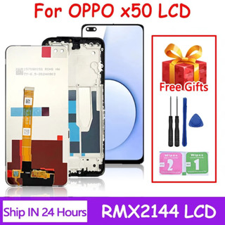 1pcs 6.57"螢幕適用於 Oppo Realme X50 5G RMX2144 LCD 顯示屏觸摸數字化儀螢幕面板