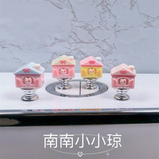 惠選佳品🌸【美甲沖水輔助馬桶貼】新款可愛小房子洗手間馬桶水箱按鍵長指甲美甲沖水輔助馬桶貼