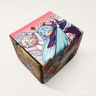 遊戲王皮質卡盒小藍寶可夢diy卡牌盒卡片WS通用收納橫版盒子100+ E3MX