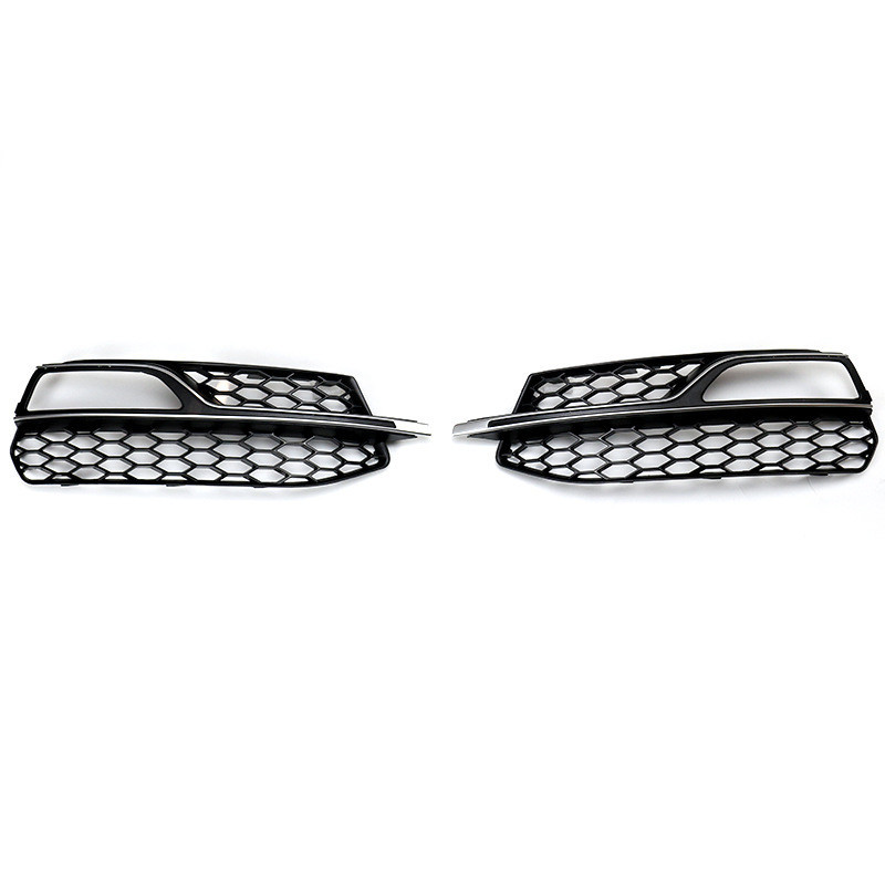 【MDH】適用與Audi奧迪 A3 Sline S3運動版 14-16款 霧燈框 霧燈罩 前杠左右下網格柵