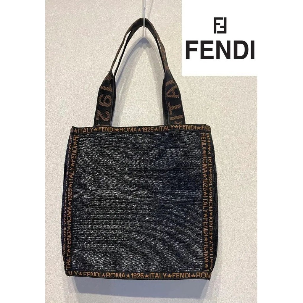 FENDI 芬迪 手提包 Zucca花紋 mercari 日本直送 二手