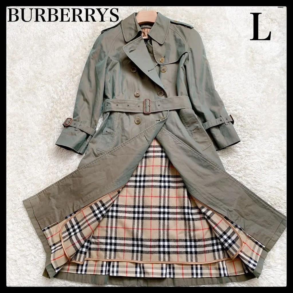 Burberry 博柏利 外套 長版風衣 大衣 日本直送 二手