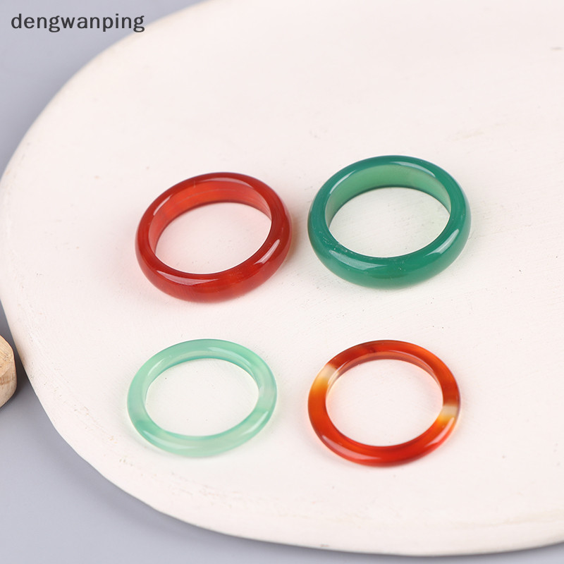 [DWP] 中國風紅玉髓戒指首飾時尚配飾男士女士幸運護身符禮物熱銷中