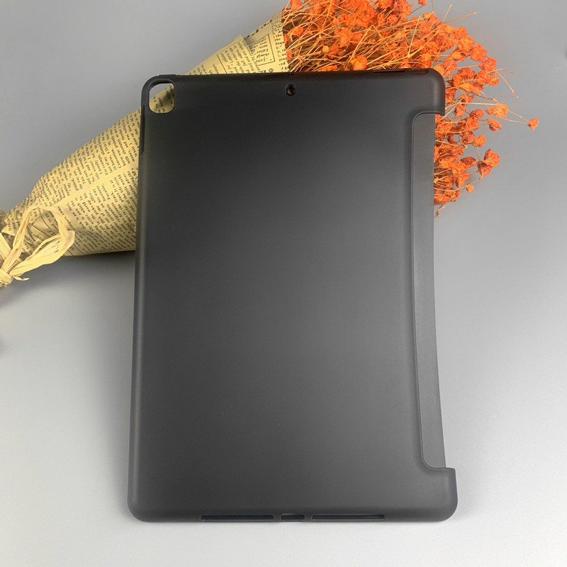 適用ipad10.2保護套平板三折皮套素材Pro10.5通用TPU軟殼iPad