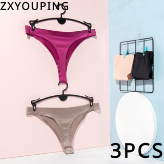 Zxyouping 1/3件女式內褲無縫丁字褲低腰 M-3XL