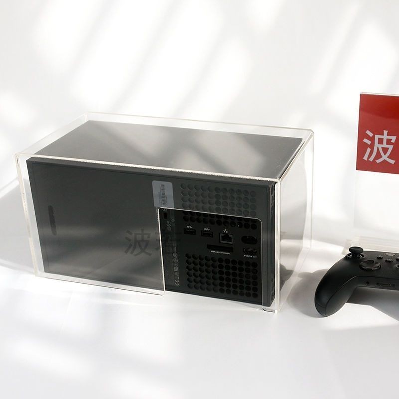、適用於微軟Xbox Series S/X主機防塵罩 XSS XSX 遊戲主機亞克力罩