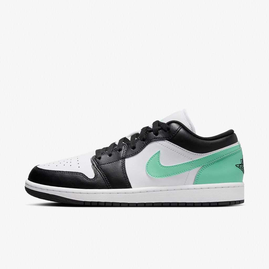 Nike 休閒鞋 Air Jordan 1 Low 男鞋 黑 白 薄荷綠 低筒 AJ1 [ACS] 553558-131