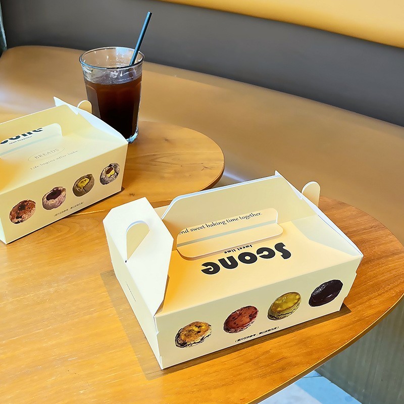【現貨】【巧克力包裝盒】網紅同款 巧克力 蔓越莓 乳酪 司康 包裝盒 小餅乾 麵包 烘焙打包盒子