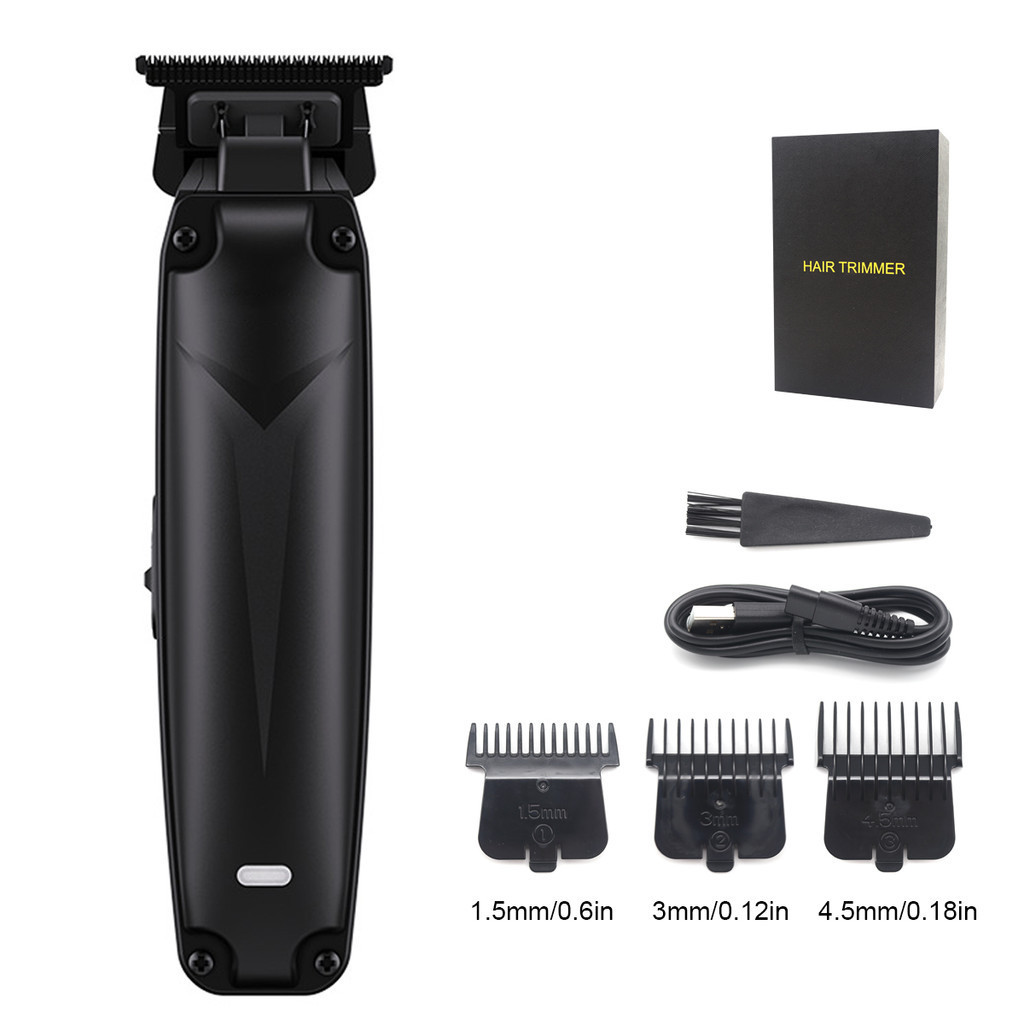 男士理髮器 DLC T 型刀片整理機零間隙理髮機 USB 接口理髮器理髮機