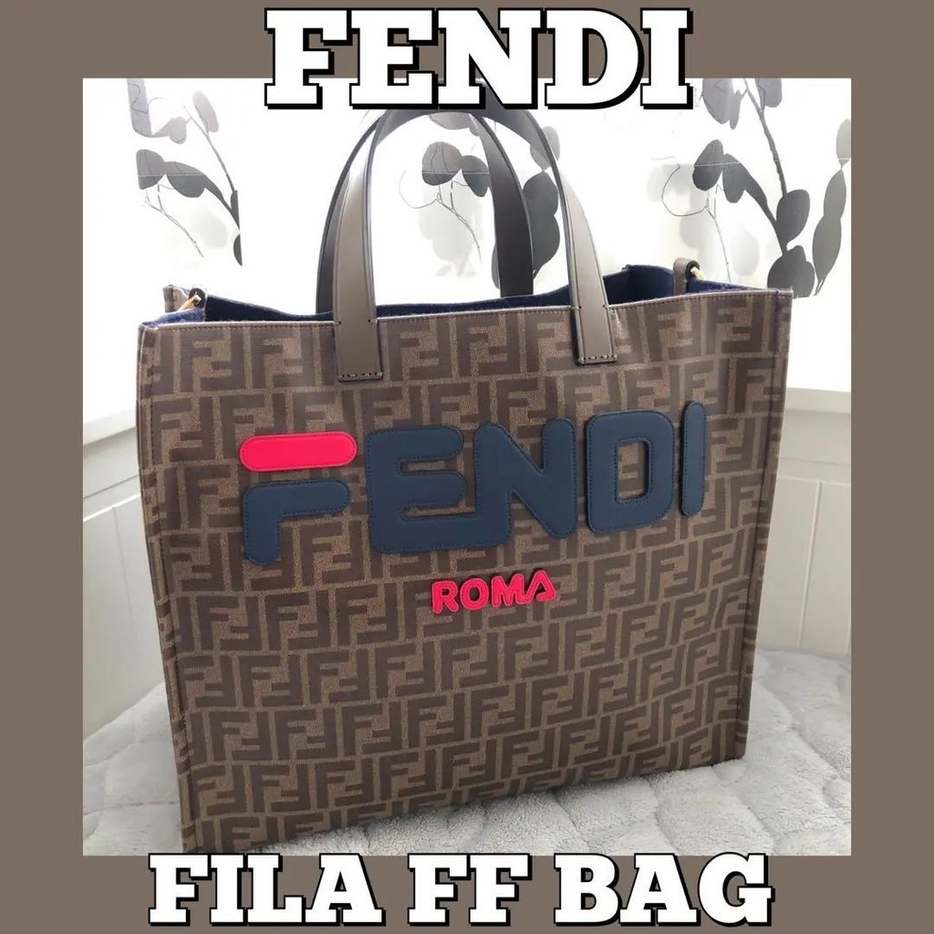 FENDI 芬迪 手提包 FF Zucca花紋 mercari 日本直送 二手