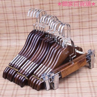 10個組🌼訂製LOGO🌼復古實木衣架 服裝店衣架批發 家用曬衣架 女裝 防滑 木質衣掛 兒童衣架 衣服架童裝店男裝店