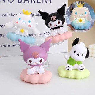 三麗鷗 Kuromi My Melody Cinnamoroll 光夜公仔玩具甜夢家居裝飾粉絲兒童聖誕禮物