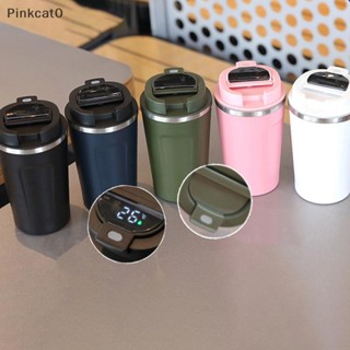 Pinkcat0 510ML旅行不銹鋼咖啡杯保溫杯防漏保溫瓶茶咖啡杯保溫杯保溫杯熱TW